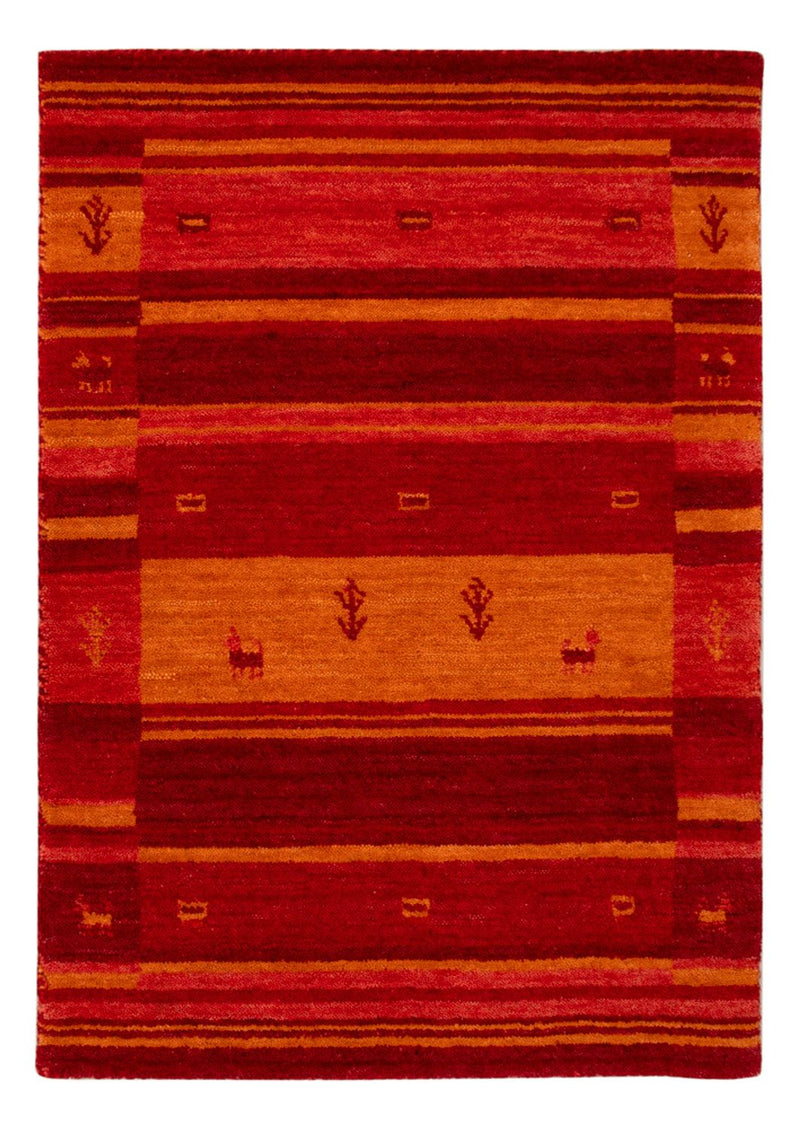 ギャベ・ルーム 絨毯 90x60cm - ウールラグ