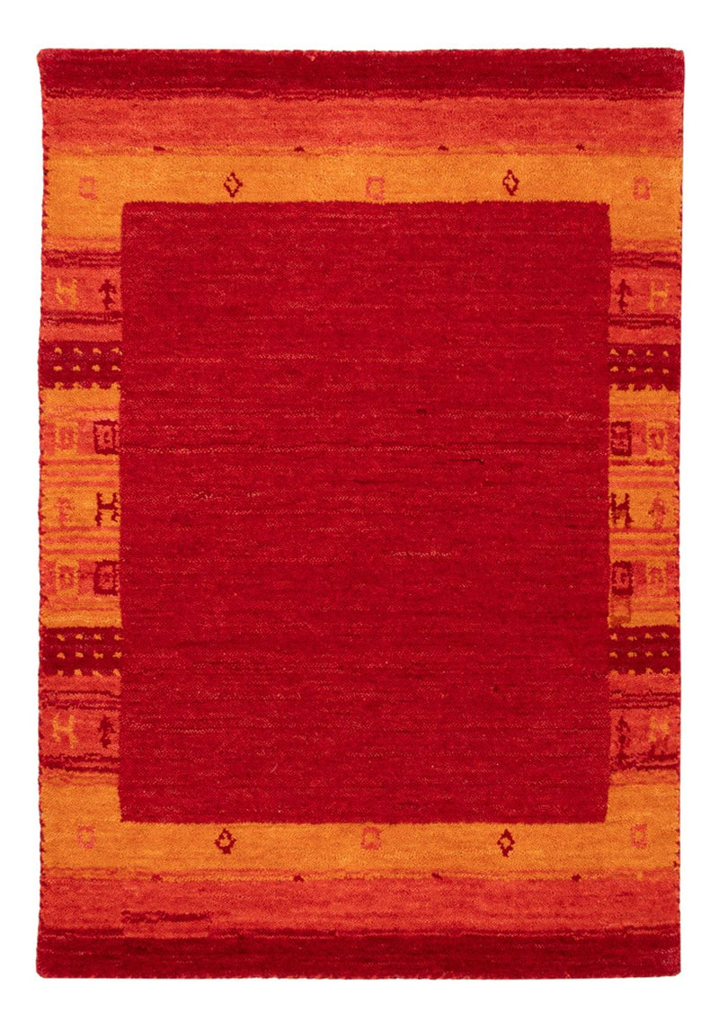 ギャベ・ルーム 絨毯 90x60cm - ウールラグ