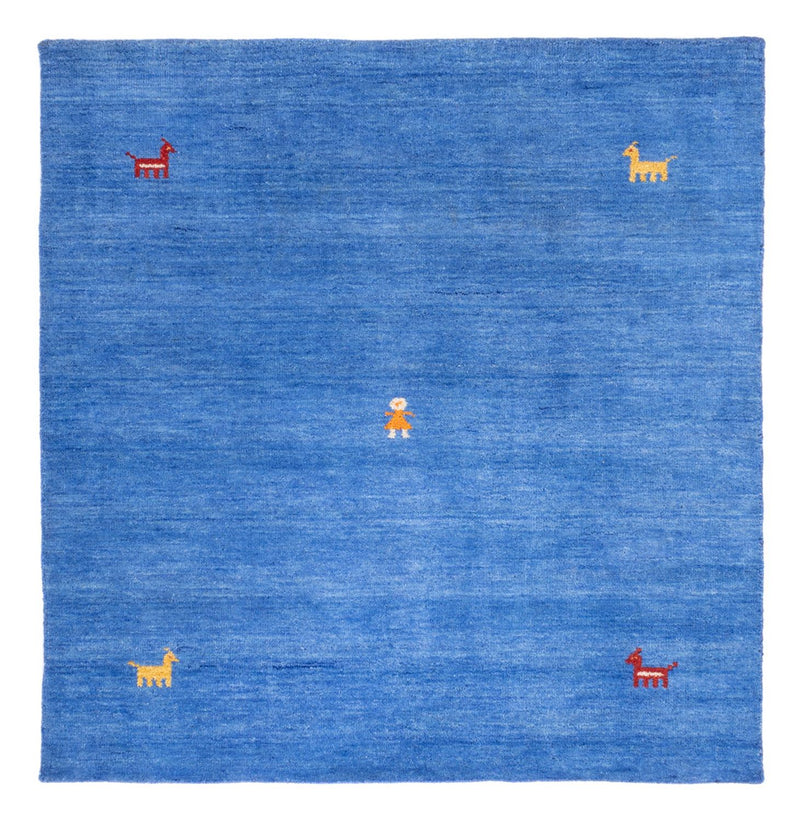 ギャベ・ルーム 絨毯 150x150cm - ウールラグ