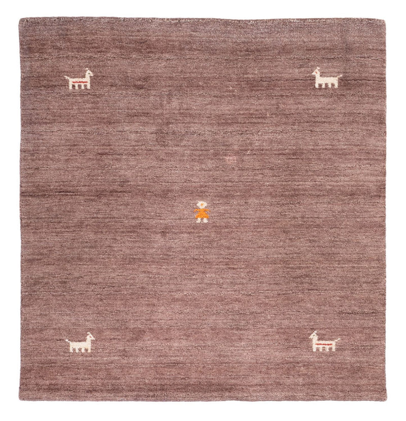 ギャベ・ルーム 絨毯 150x150cm - ウールラグ