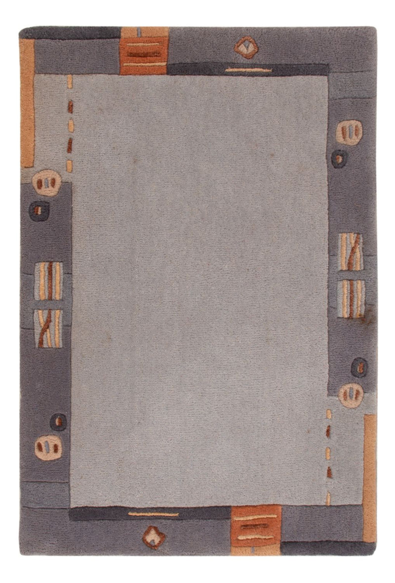 ネパール絨毯 90x60cm - ウールラグ
