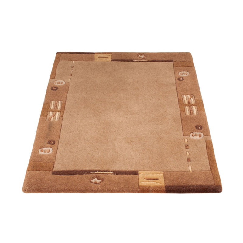 ネパール絨毯 90x60cm - ウールラグ