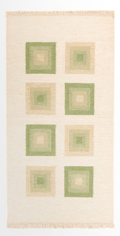 キリム モダン 絨毯 90x160cm - ウールラグ
