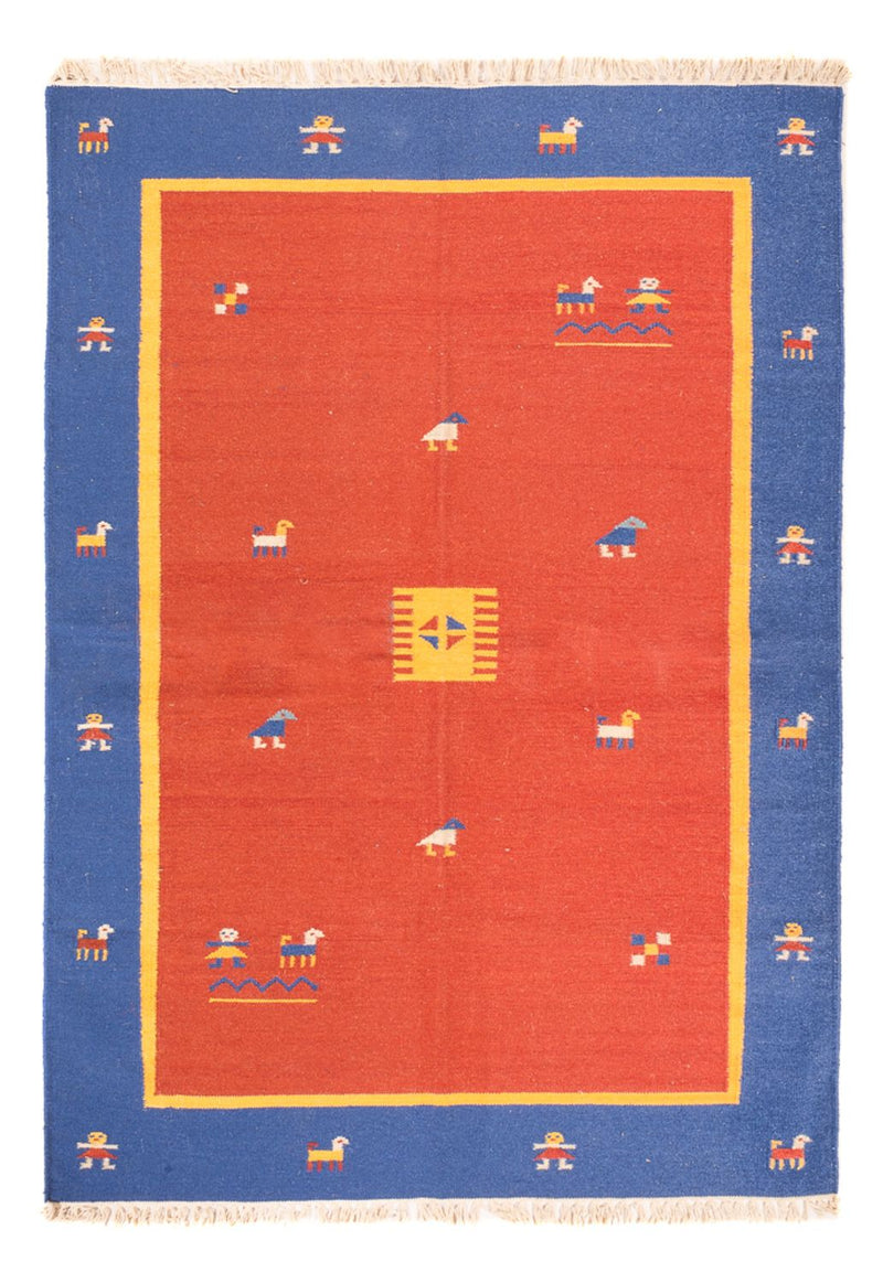 キリム モダン 絨毯 200x140cm - ウールラグ
