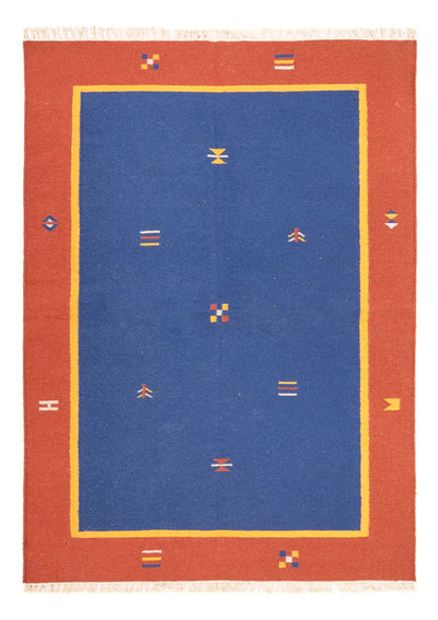 キリム モダン 絨毯 140x200cm - ウールラグ