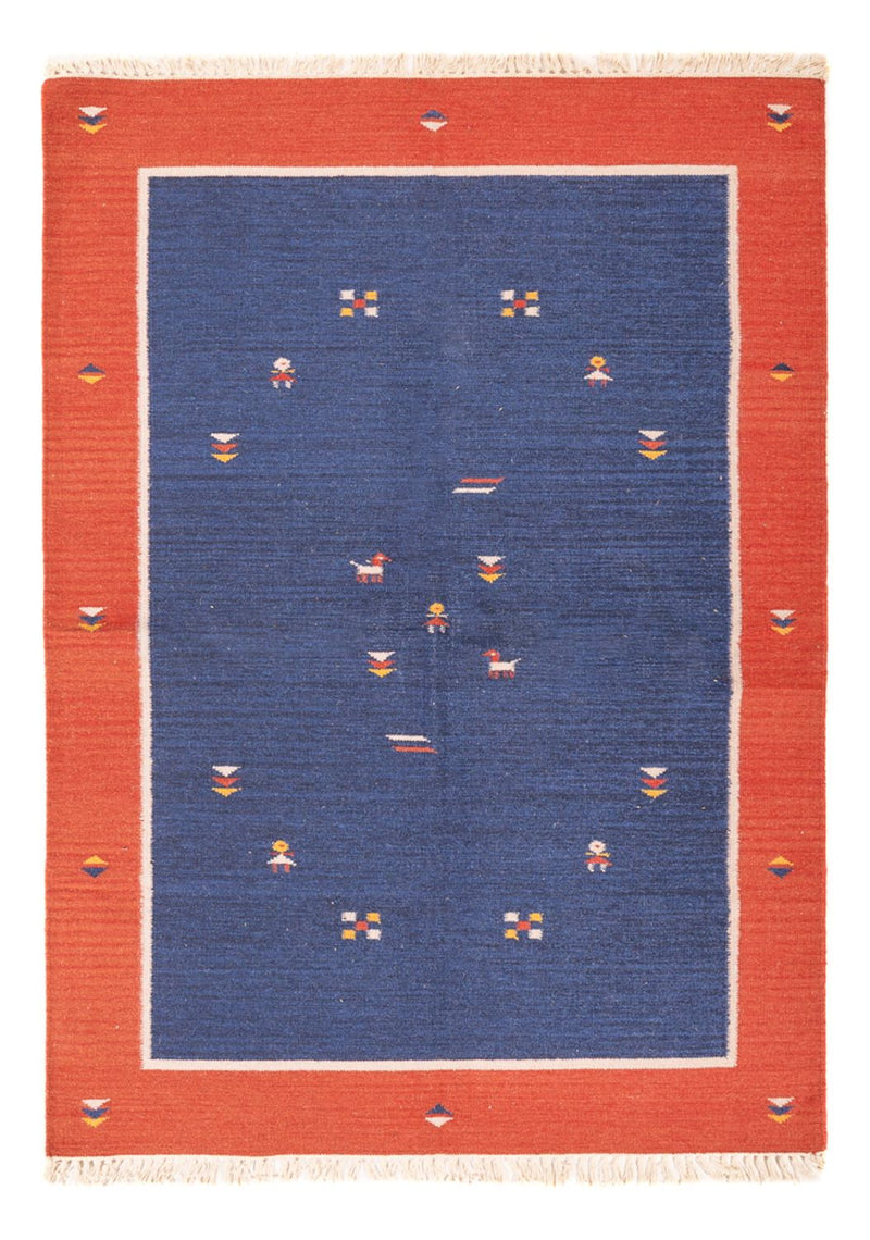 キリム モダン 絨毯 200x140cm - ウールラグ