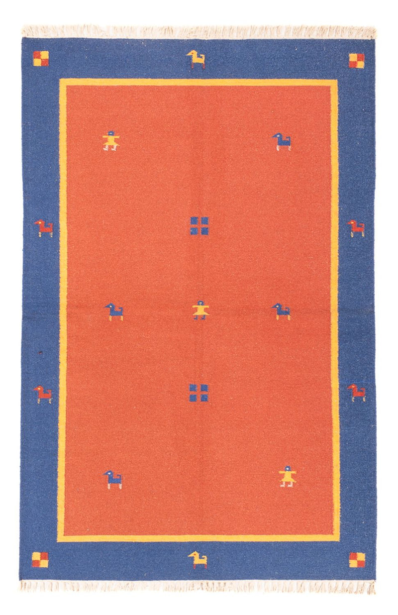 キリム モダン 絨毯 200x140cm - ウールラグ