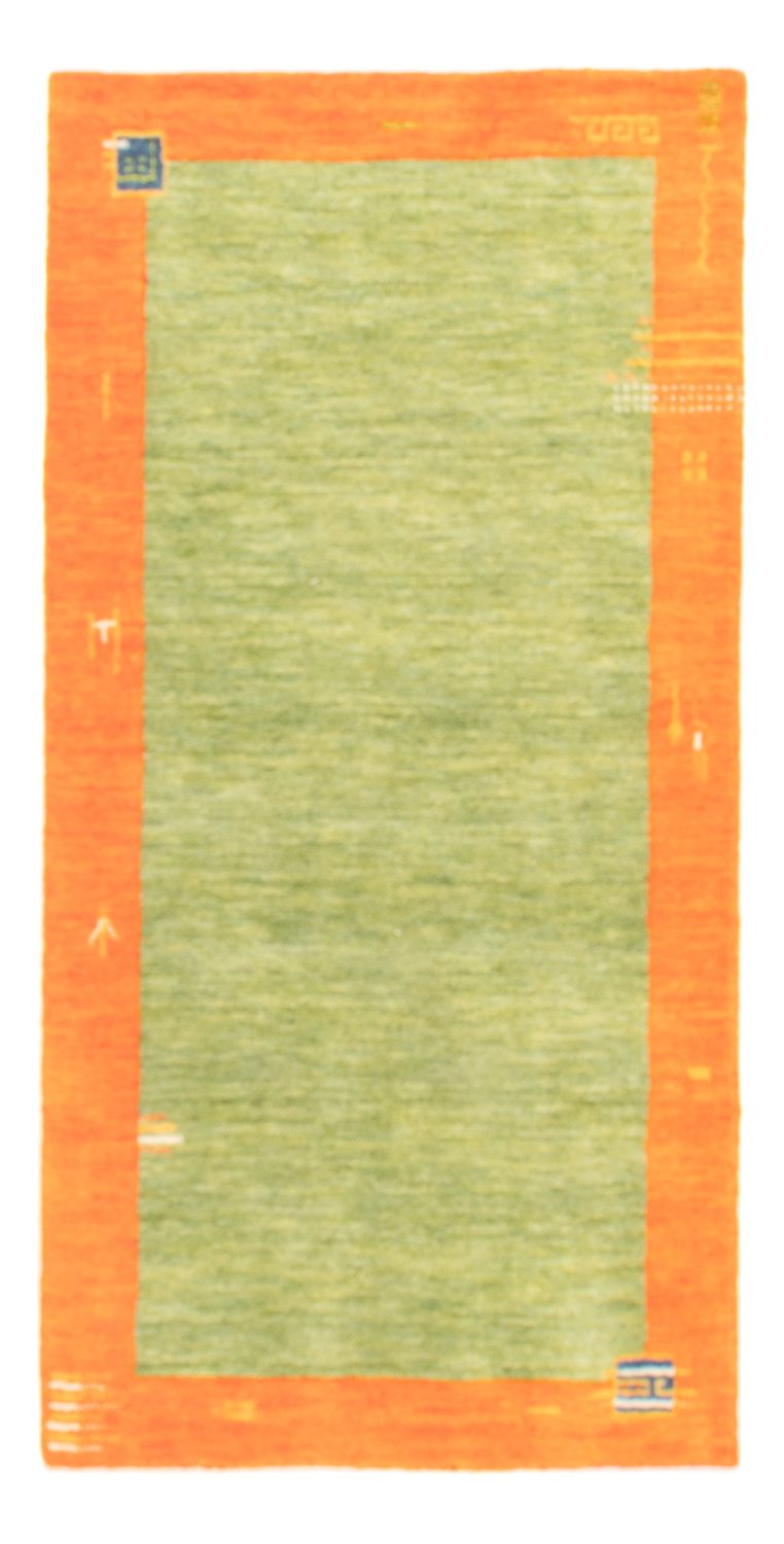 インド ギャベ 絨毯 140x70cm - ウールラグ