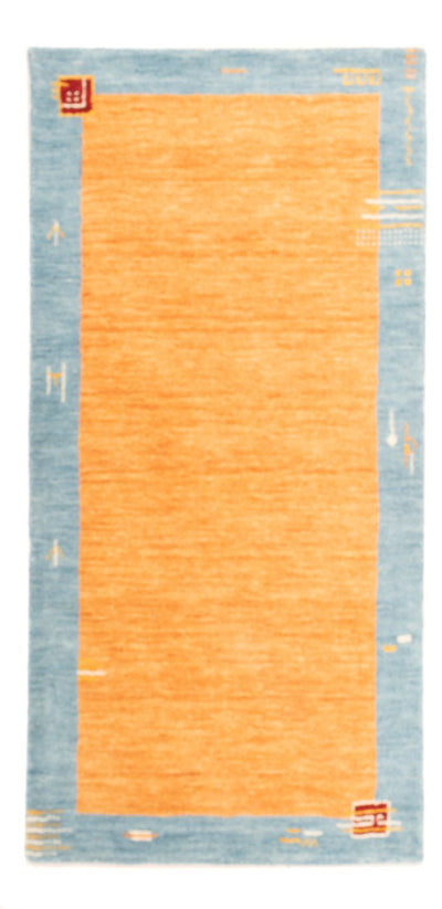 インド ギャベ 絨毯 70x140cm - ウールラグ