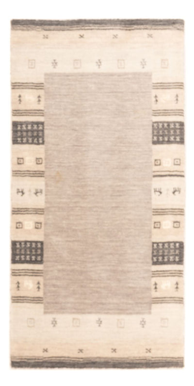 インド ギャベ 絨毯 70x145cm - ウールラグ