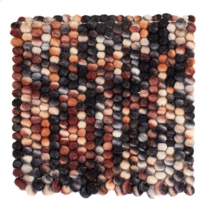 ウールラグ 32x32cm - ウールラグ