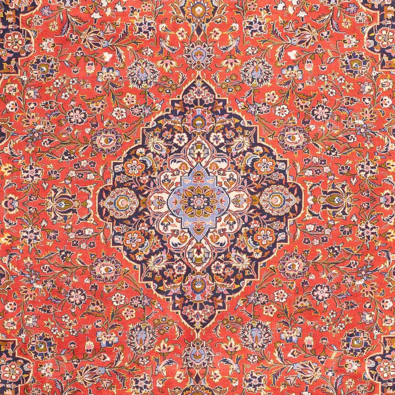カシャーン 絨毯 385x305cm - ペルシャ絨毯