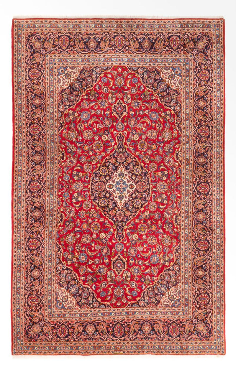 カシャーン 絨毯 354x218cm - ペルシャ絨毯