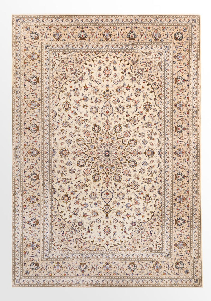 カシャーン 絨毯 355x245cm - ペルシャ絨毯