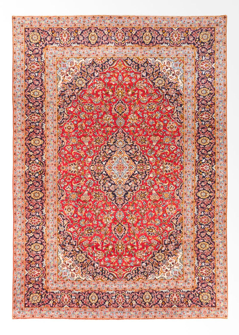 カシャーン 絨毯 353x245cm - ペルシャ絨毯