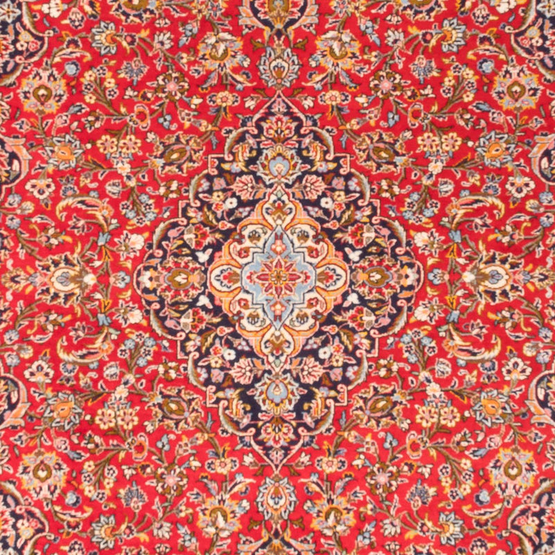 カシャーン 絨毯 353x245cm - ペルシャ絨毯