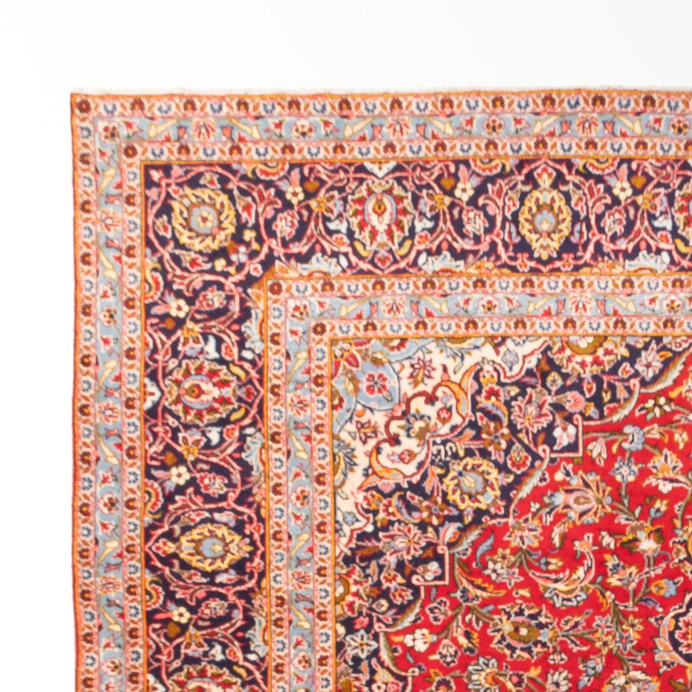カシャーン 絨毯 353x245cm - ペルシャ絨毯