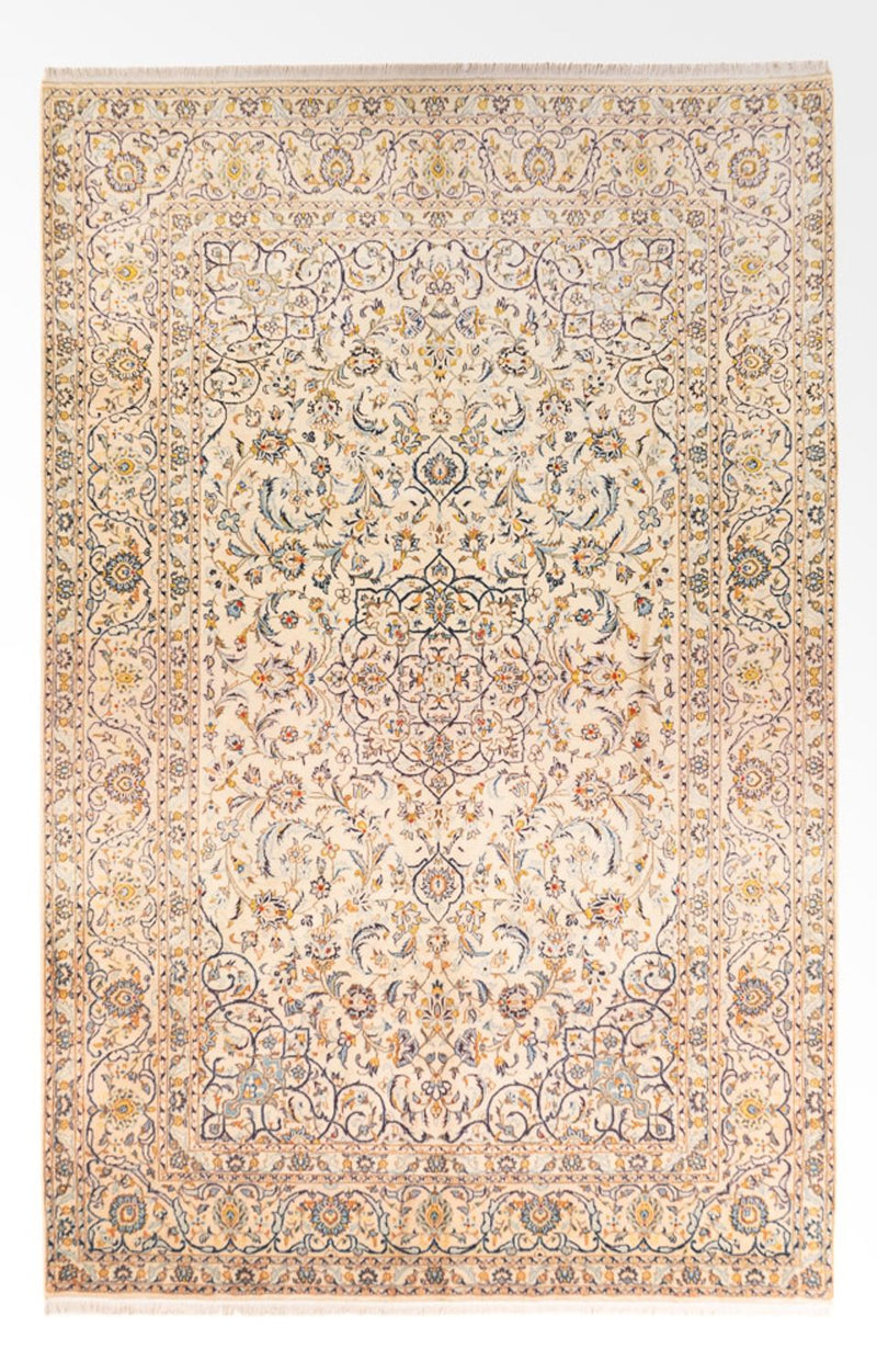 カシャーン 絨毯 345x220cm - ペルシャ絨毯