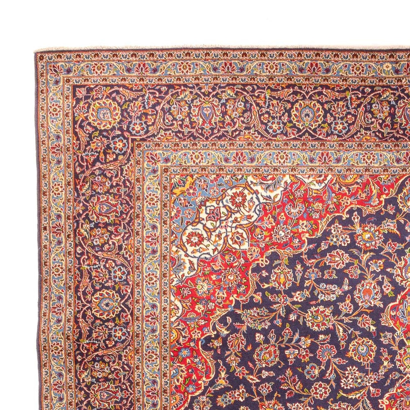 カシャーン 絨毯 380x295cm - ペルシャ絨毯