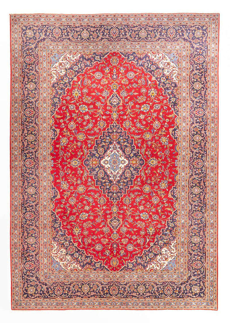 カシャーン 絨毯 390x295cm - ペルシャ絨毯