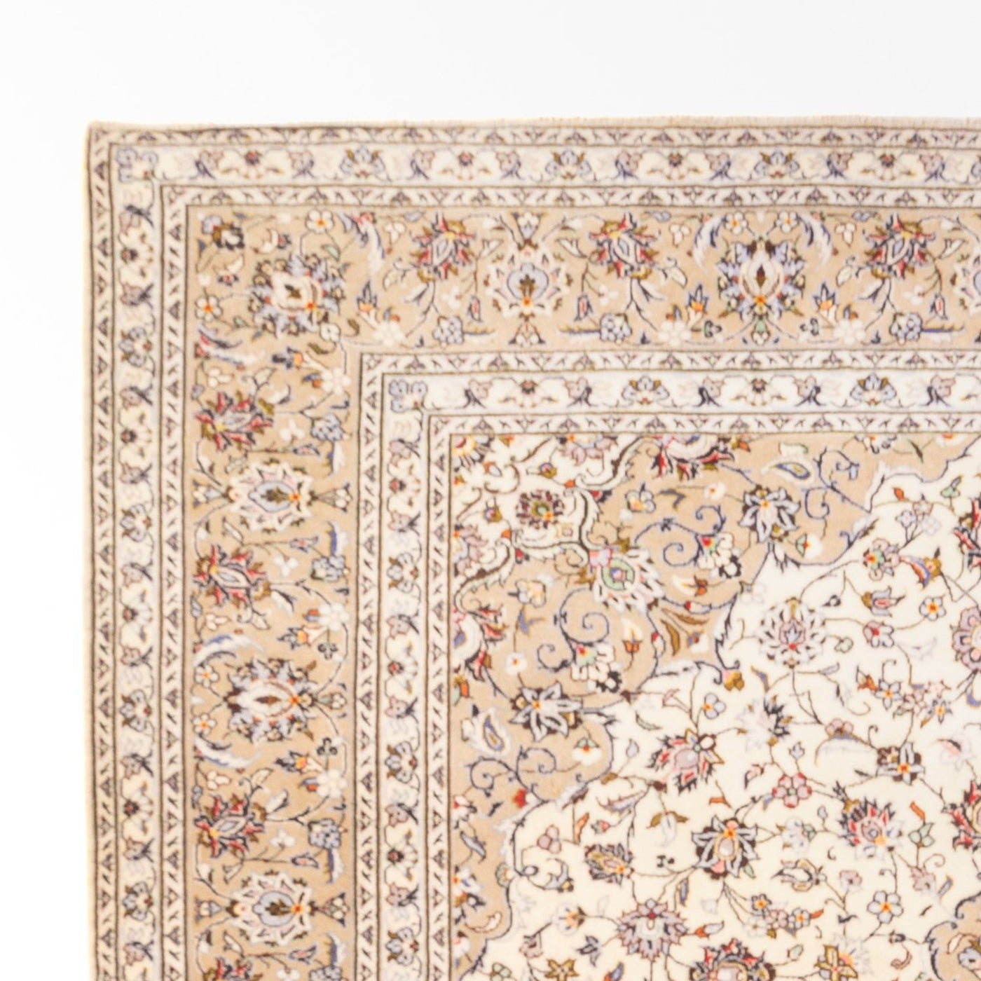 カシャーン 絨毯 351x245cm - ペルシャ絨毯