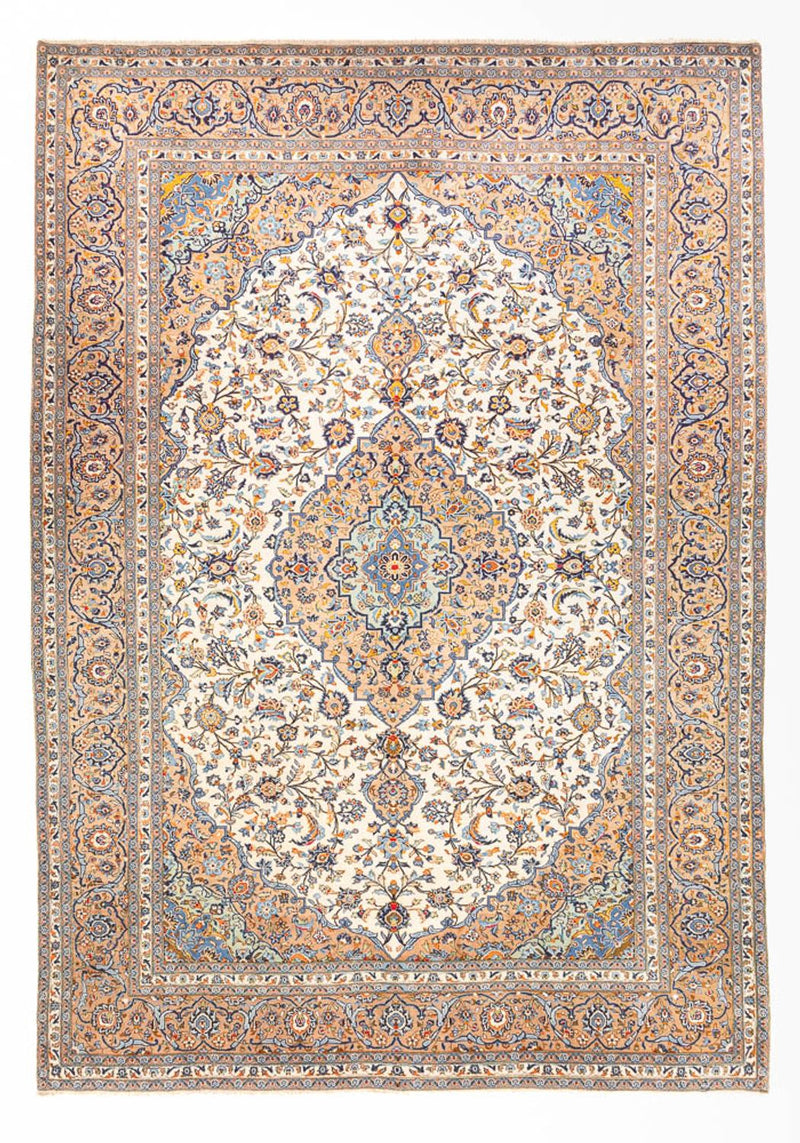 カシャーン 絨毯 405x302cm - ペルシャ絨毯