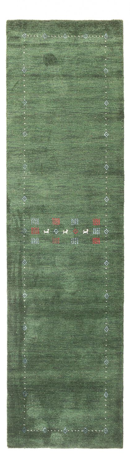 インド ギャベ 絨毯 300x80cm - ウールラグ