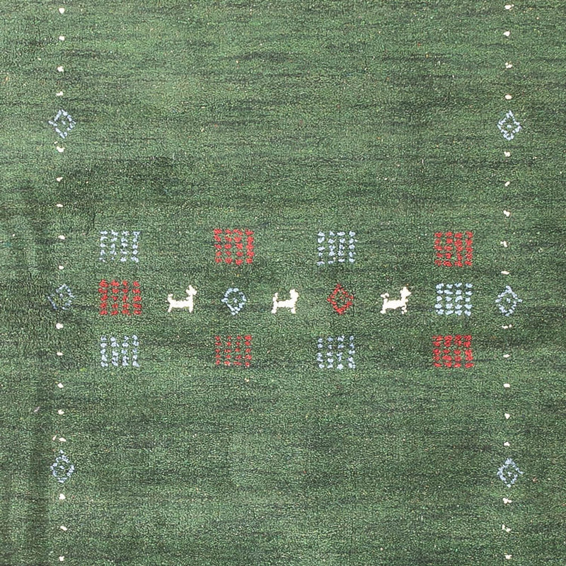 インド ギャベ 絨毯 300x80cm - ウールラグ
