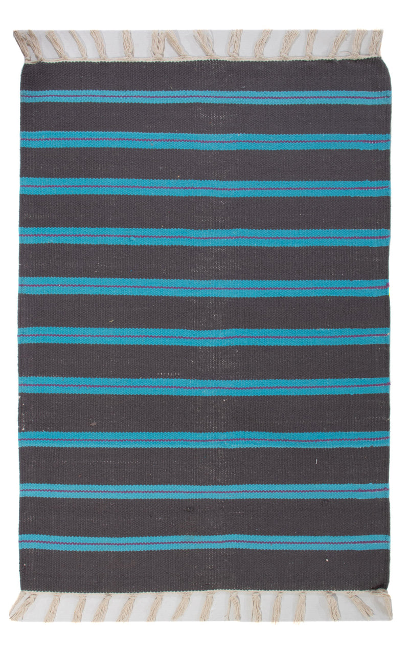 キリム モダン 絨毯 90x60cm