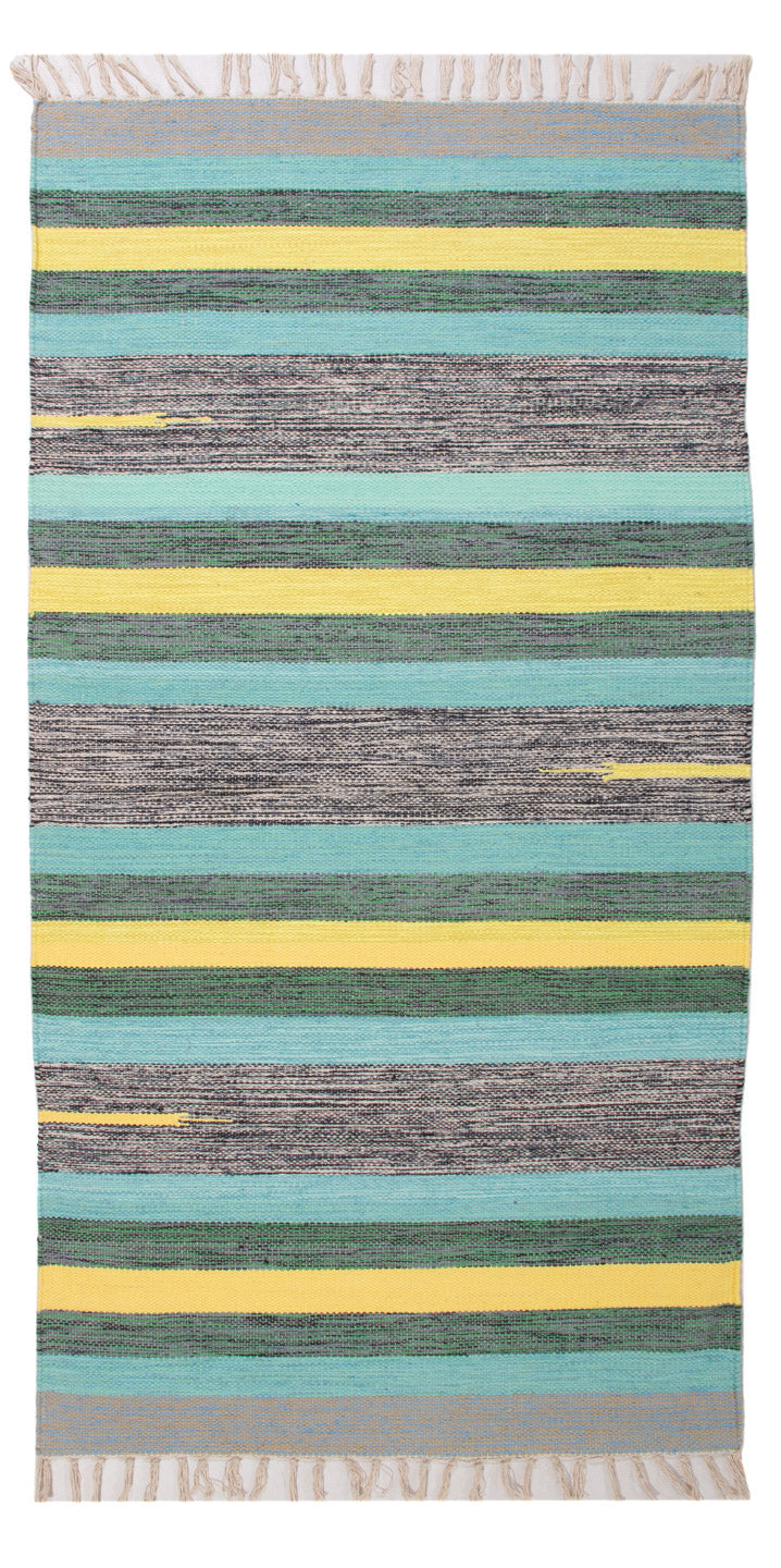 キリム モダン 絨毯 150x70cm