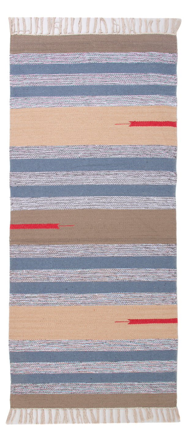 キリム モダン 絨毯 150x70cm