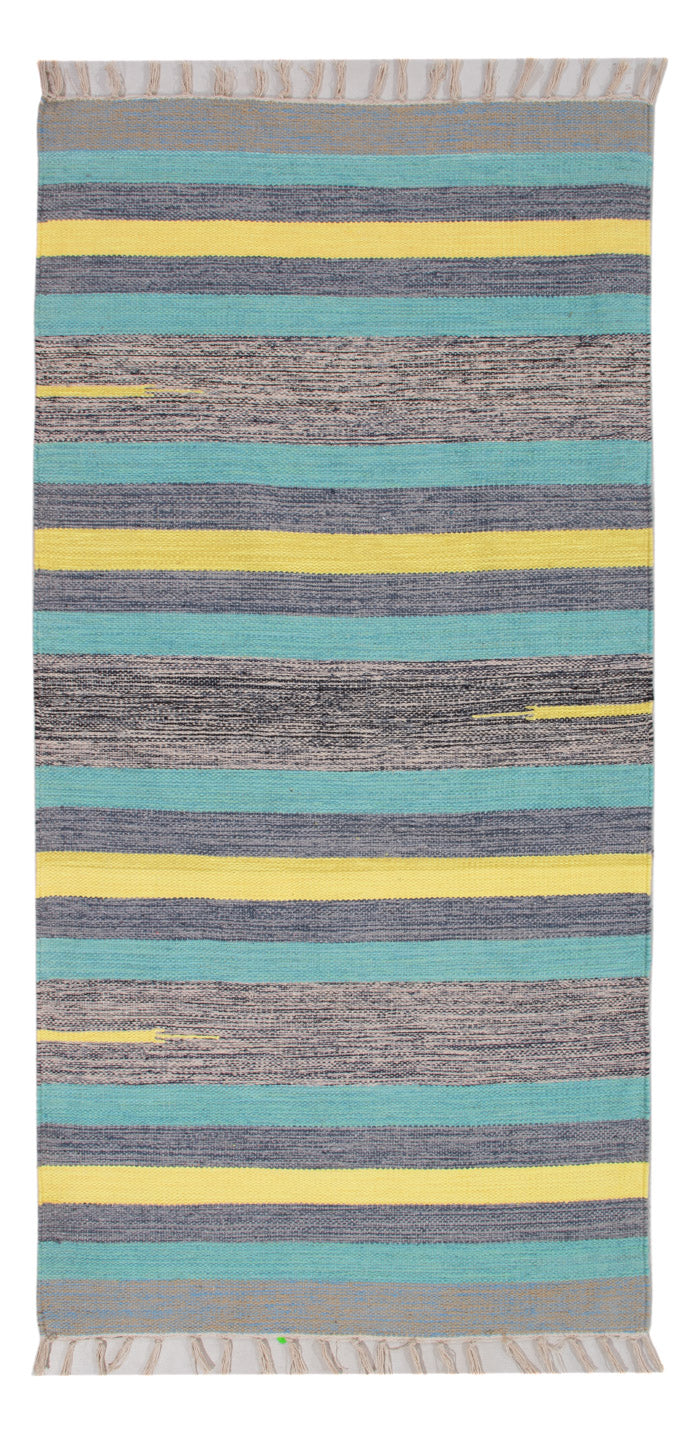 キリム モダン 絨毯 150x70cm
