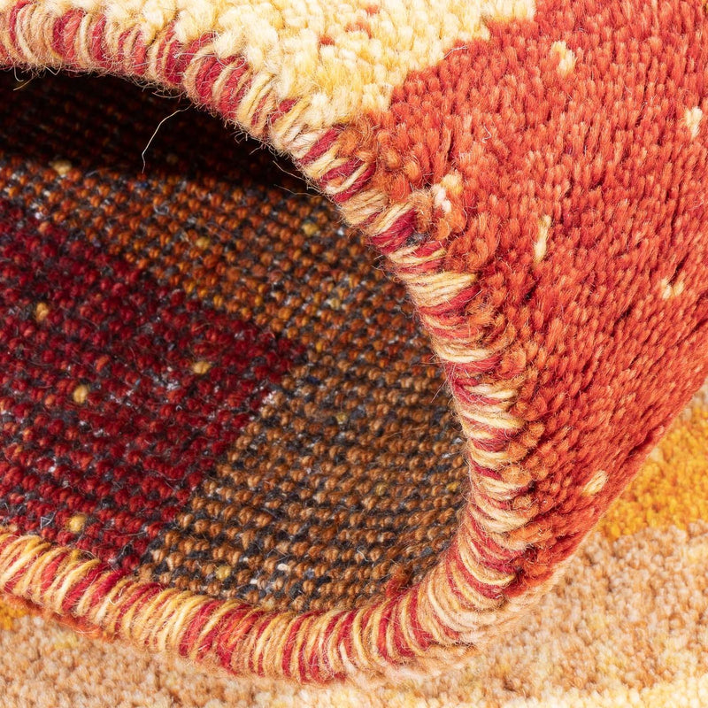 インド ギャベ 絨毯 120x60cm - ウールラグ