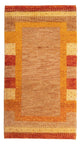 インド ギャベ 絨毯 120x60cm - ウールラグ