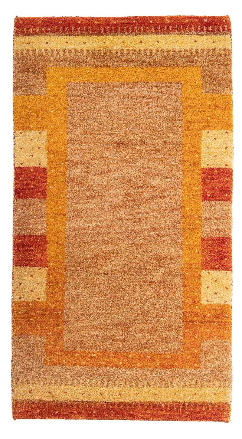 インド ギャベ 絨毯 120x60cm - ウールラグ