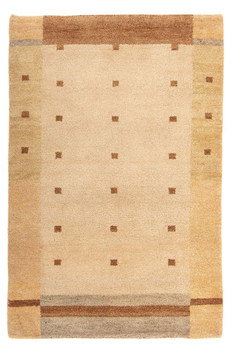 インド ギャベ 絨毯 158x105cm - ウールラグ