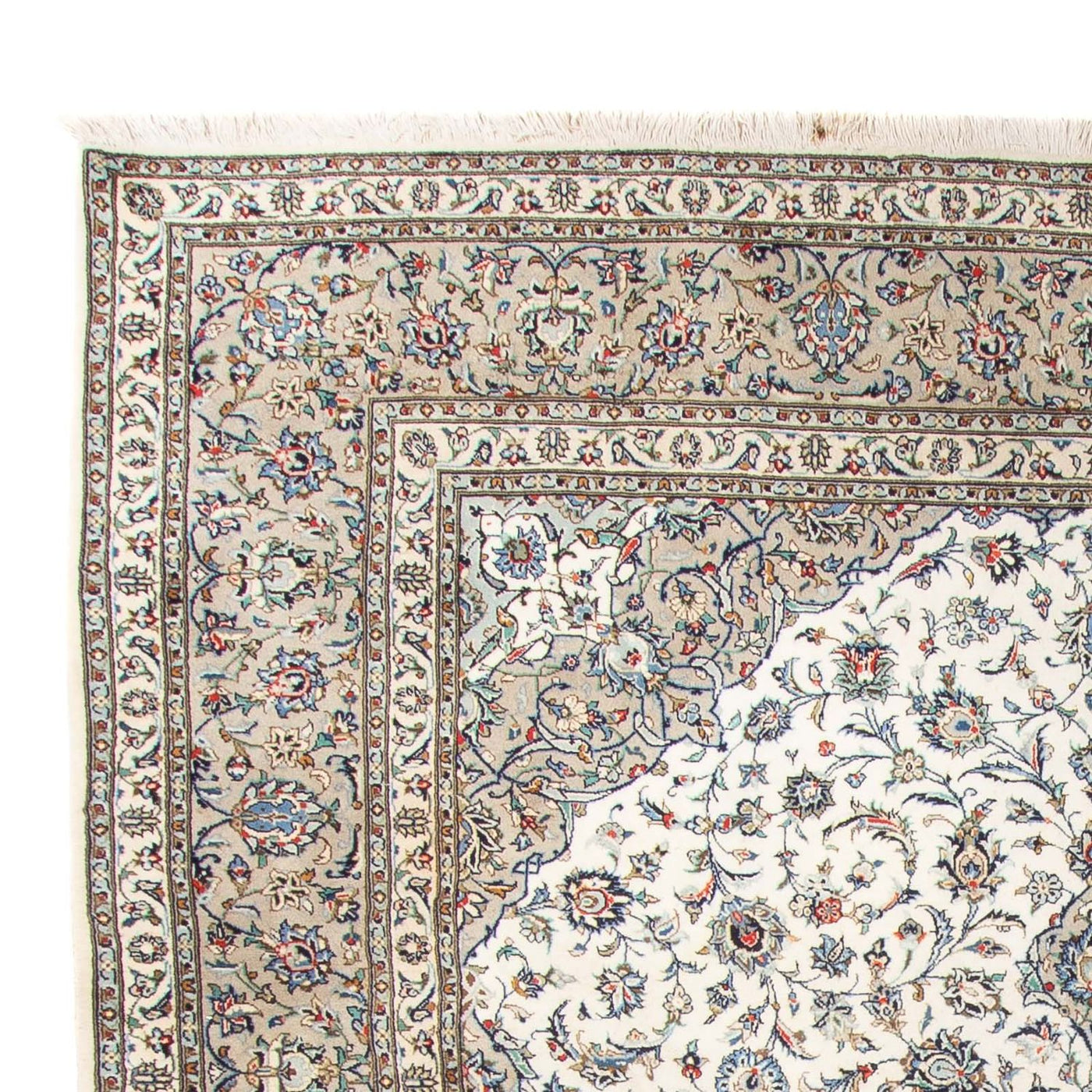 カシャーン 絨毯 356x250cm - ペルシャ絨毯