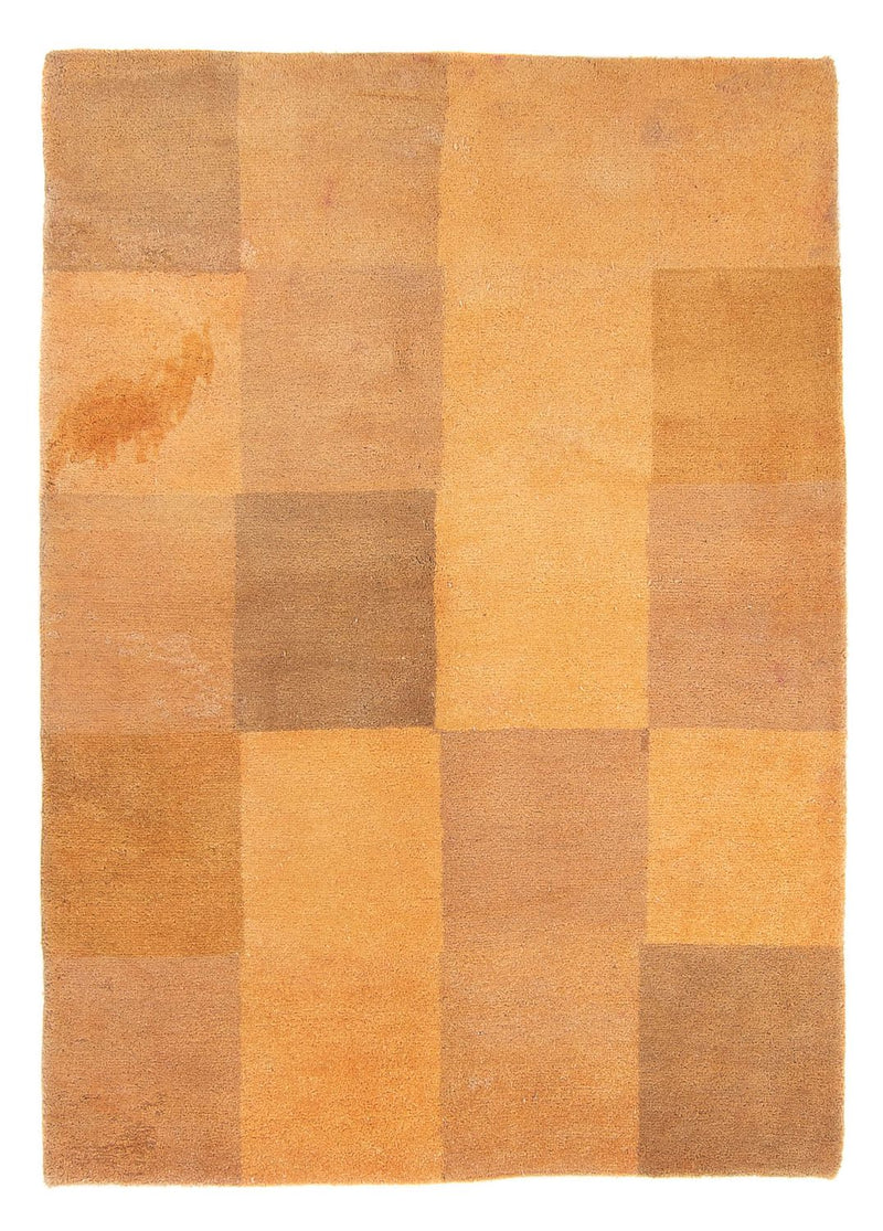 インド ギャベ 絨毯 190x130cm - ウールラグ