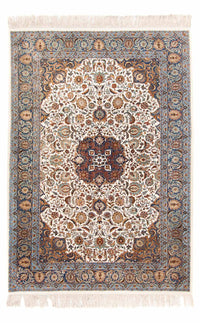 中国シルク 絨毯 275x185cm - オリエンタル絨毯 – product image