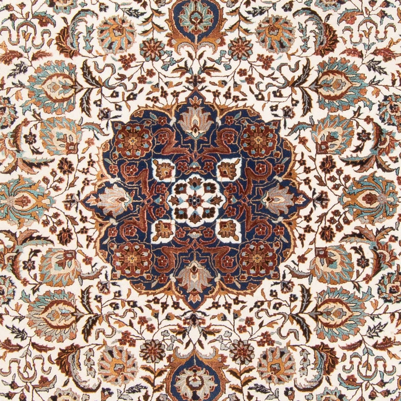 中国シルク 絨毯 275x185cm - オリエンタル絨毯