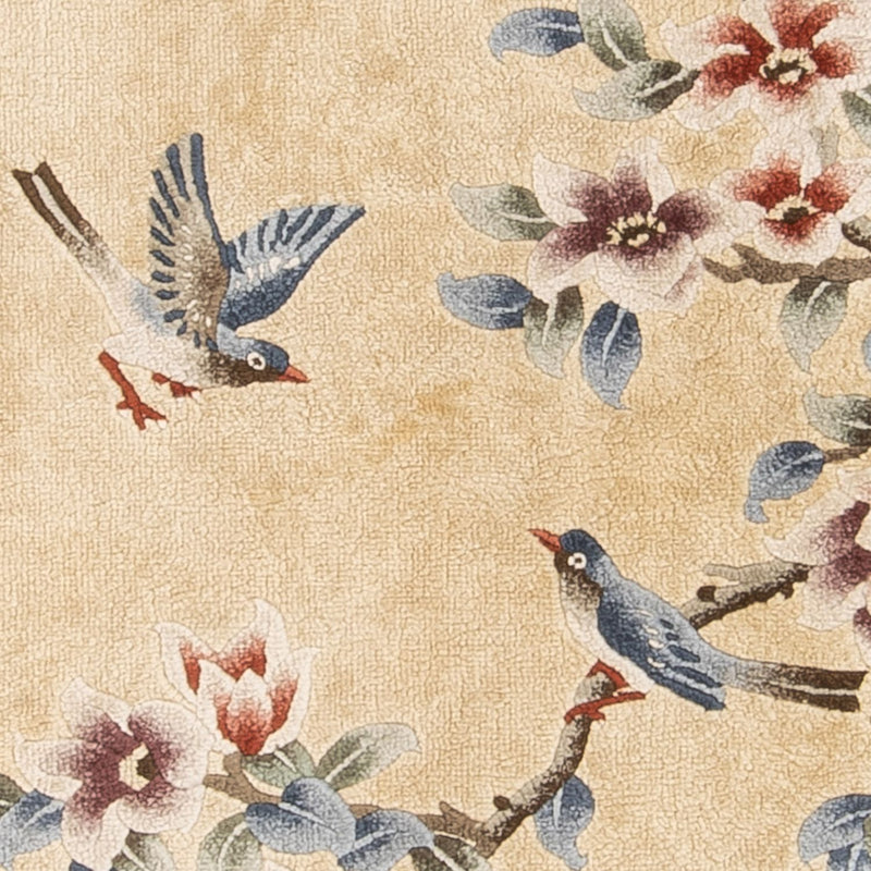 中国シルク 絨毯 120x61cm - オリエンタル絨毯