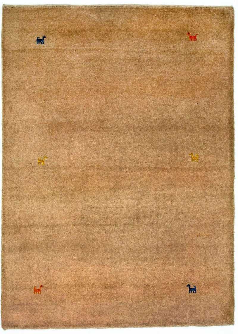 インド ギャベ 絨毯 200x140cm - ウールラグ