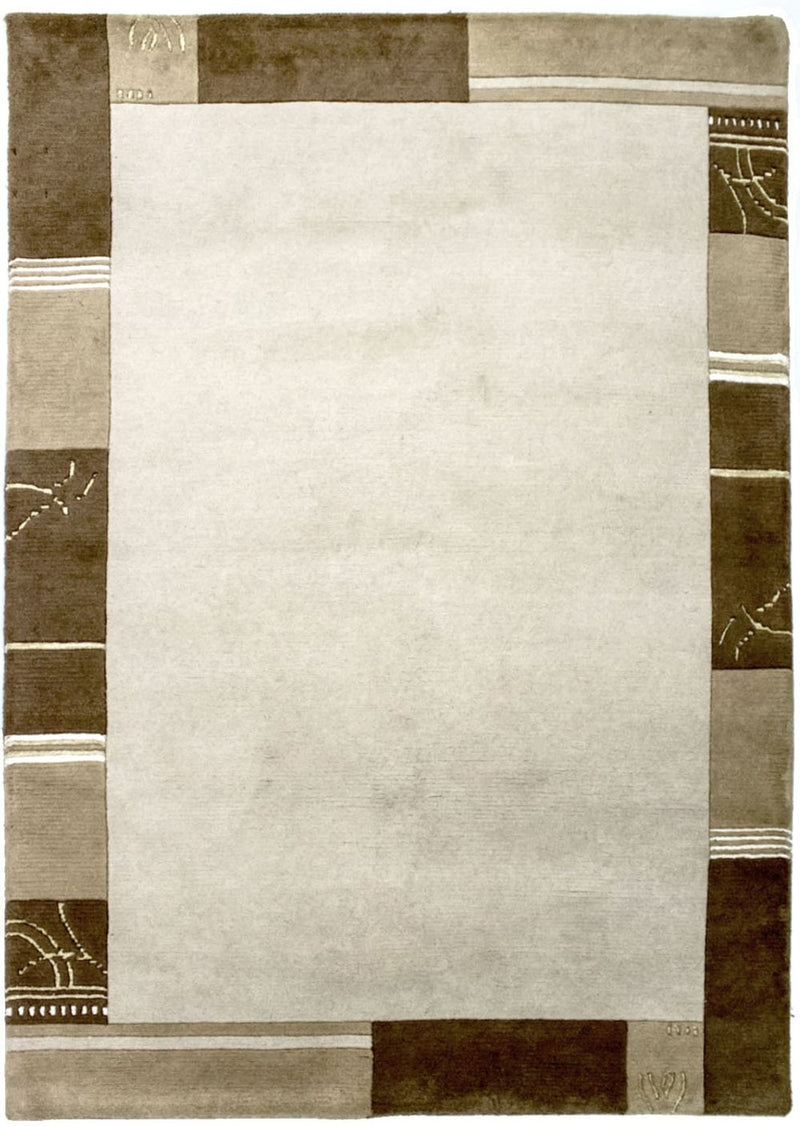 ネパール絨毯 197x143cm - ウールラグ