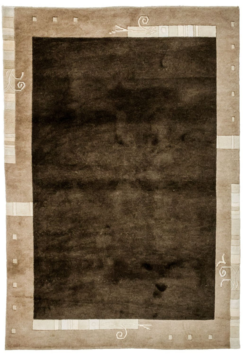 ネパール絨毯 197x143cm - ウールラグ