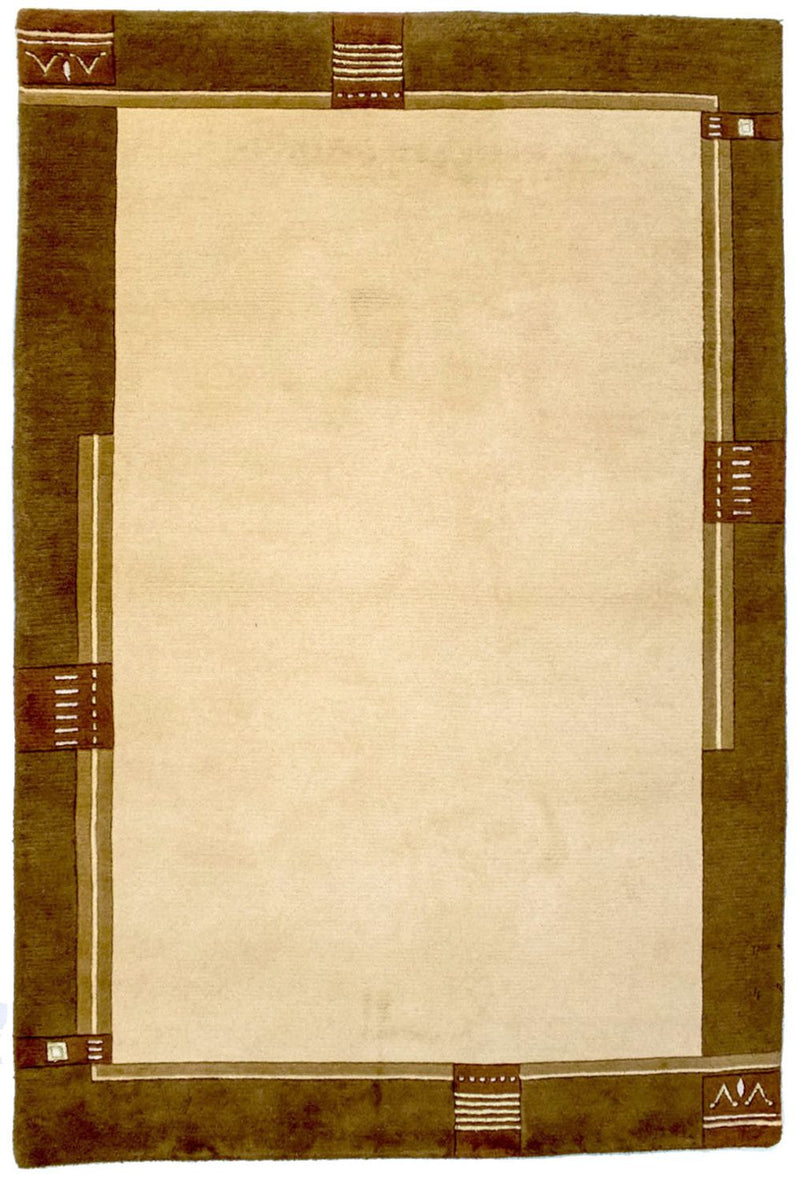ネパール絨毯 197x143cm - ウールラグ