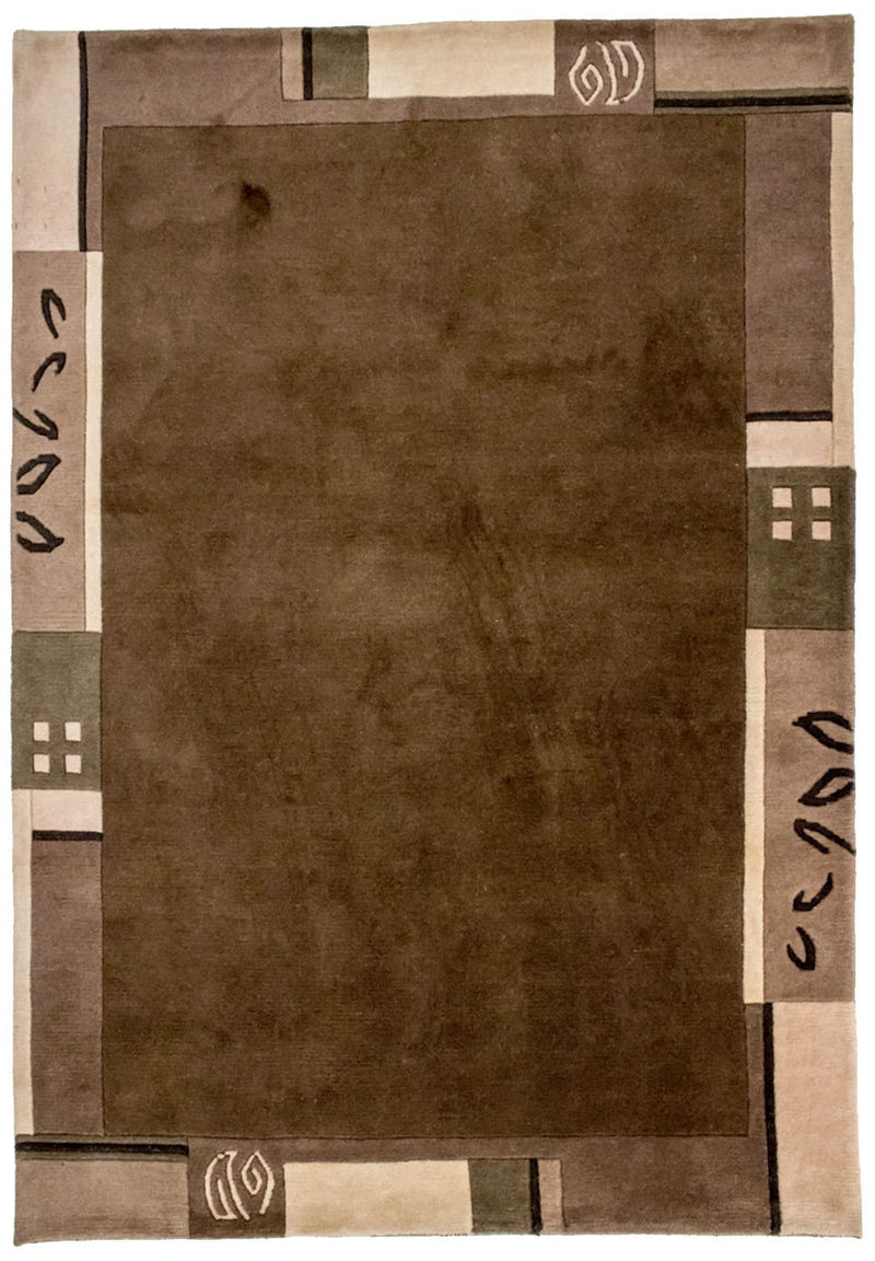 ネパール絨毯 199x144cm - ウールラグ