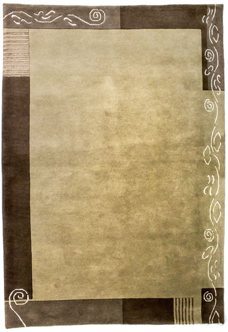 ネパール絨毯 202x145cm - ウールラグ