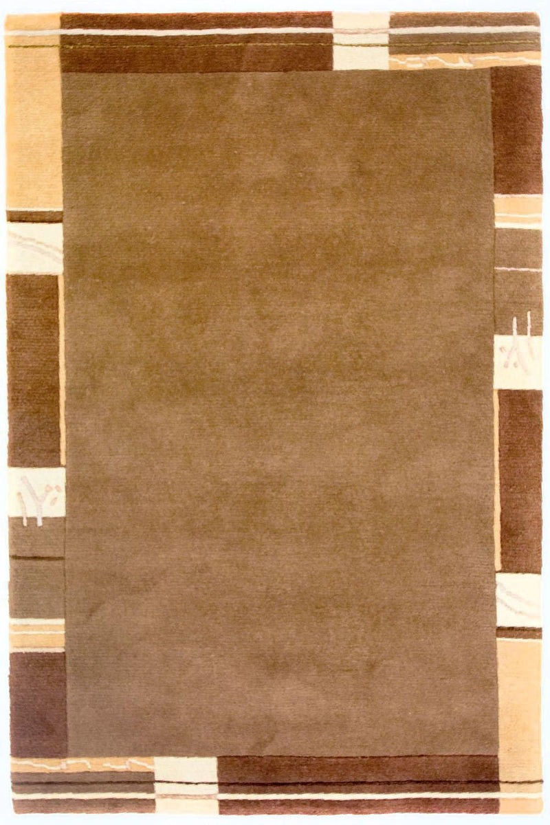 ネパール絨毯 181x122cm - ウールラグ