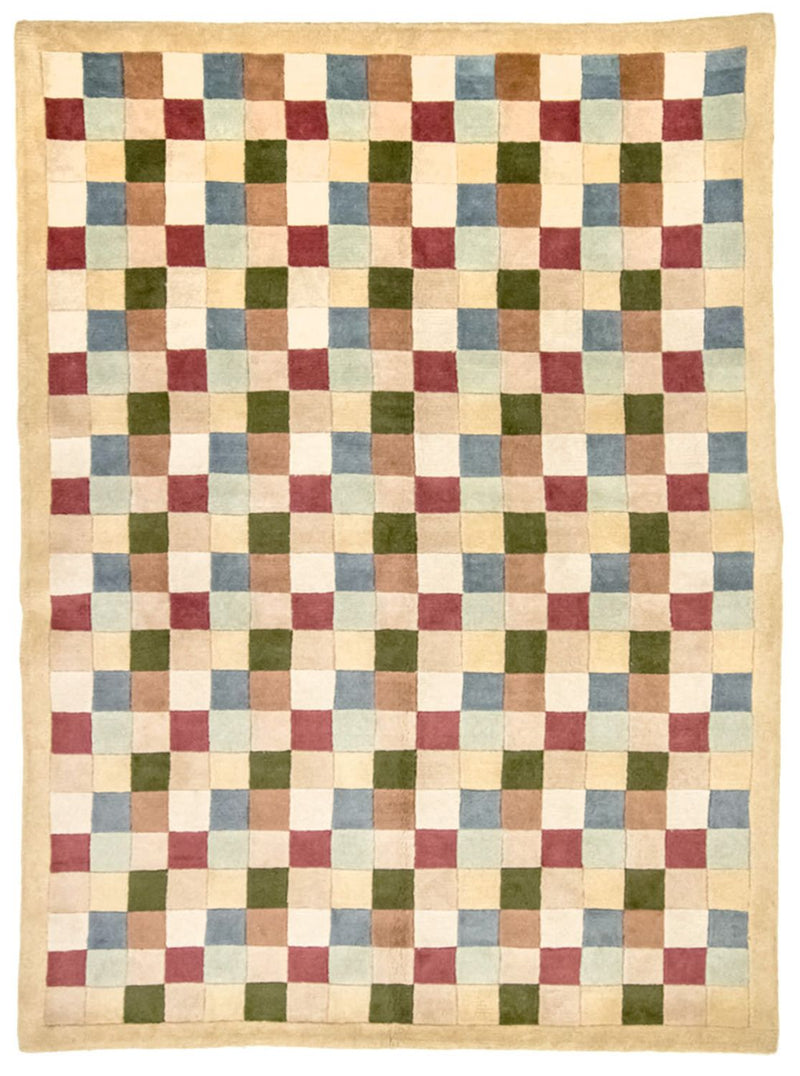 ネパール絨毯 220x160cm - ウールラグ
