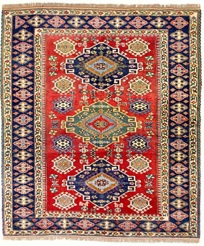 カザック 絨毯 193x217cm - オリエンタル絨毯